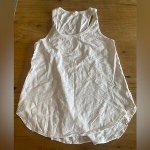 Dylan White Sleeveless Tank Top‎